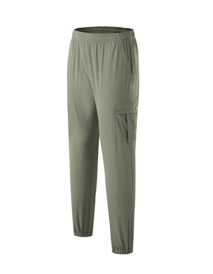 SHOPIQAT Men's Quick-Drying Elastic Casual Fitness Training Cargo Pocket Trousers - Premium from shopiqat - Just $8.600! Shop now at shopiqat